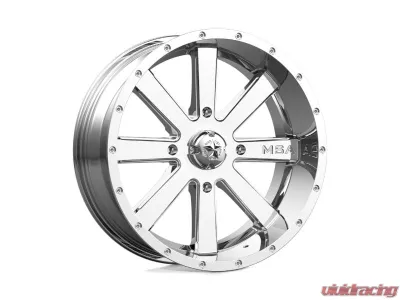 MSA Offroad M34 Flash Wheel 24x7 4x156 0mm Chrome - MA-34024756C