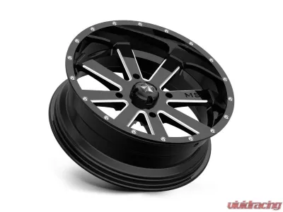 MSA Offroad M34 Flash Wheel 24x7 4x156 0mm Gloss Black Milled - MA-34024756M