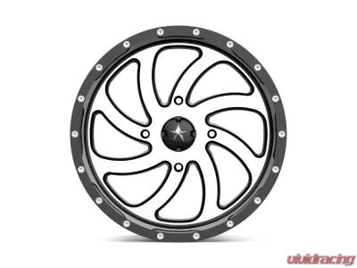 MSA Offroad M36 Switch Wheel 20x7 4x156 0mm Gloss Black Machined - MA-36020756