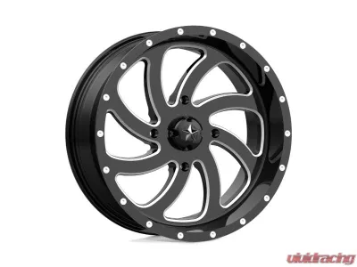 MSA Offroad M36 Switch Wheel 20x7 4x137 0mm Gloss Black Milled - MA-36020737M