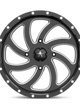 MSA Offroad M36 Switch Wheel 20x7 4x137 0mm Gloss Black Milled                                     - MA-36020737M - Image 3