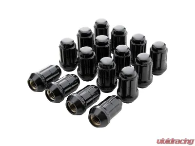 MSA Offroad 3/8x24 Tapered Black Lug Kit - MA-LK-4-B