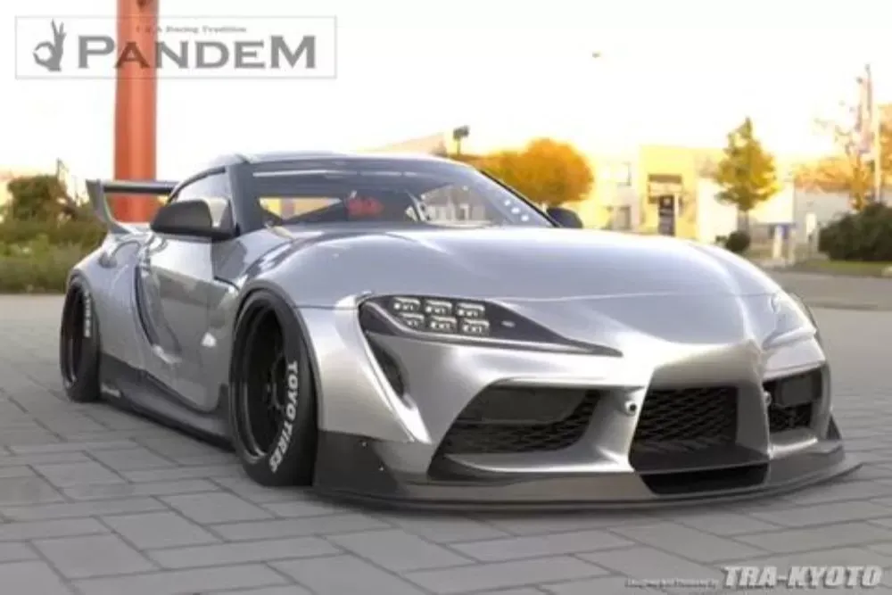 Pandem Aero FRP V1.5 Front Splitter Toyota Supra A90 2020-2024 - 66910407