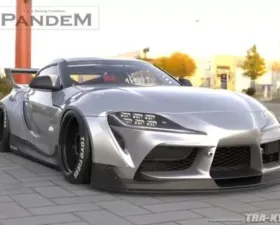 Pandem Aero FRP V1.5 Front Splitter Toyota Supra A90 2020-2024