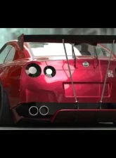 Pandem Rocket Bunny Aero V1 Rear Diffuser Nissan GT-R R35 2009+                                     - 17020644M - Image 2
