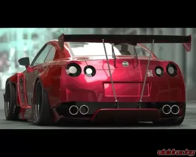 Pandem Rocket Bunny Aero V1 Rear Diffuser Nissan GT-R R35 2009+ - 17020644M