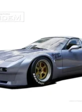 Pandem Rocket Bunny Aero Kit FRP Front Bumper Corvette Fastback Coupe 1997-2004                                     - 66980901 - Image 7