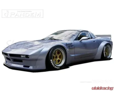 Pandem Rocket Bunny Aero Kit FRP Front Bumper Corvette Fastback Coupe 1997-2004 - 66980901