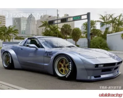 Pandem Rocket Bunny Aero Kit FRP Front Bumper Corvette Fastback Coupe 1997-2004 - 66980901