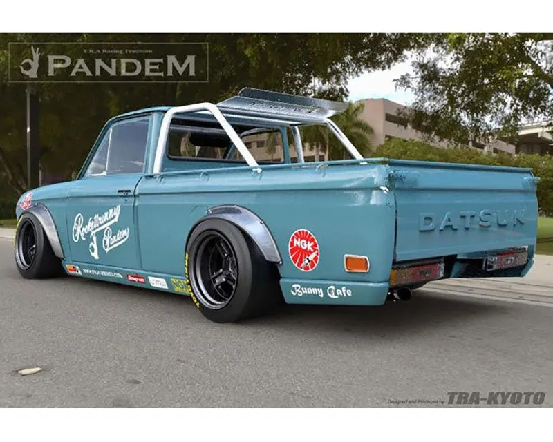 Bunny Datsun 521 truck with a Rocket Bunny body kit at #jccs2024