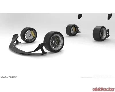 Pandem Aero FRP GT Wing Endplates Scion | Subaru | Toyota V3.5 2012-2021 - 17010285