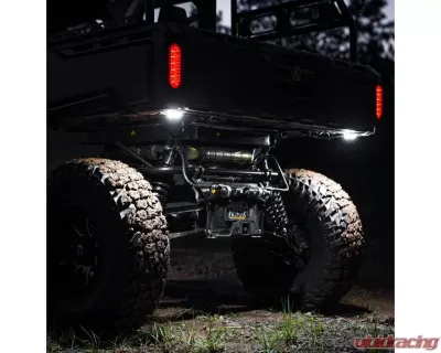 KC HiLites Cyclone V2 LED Rock Light 6-Light System 5W Flood Beam Clear 91040 - 91040