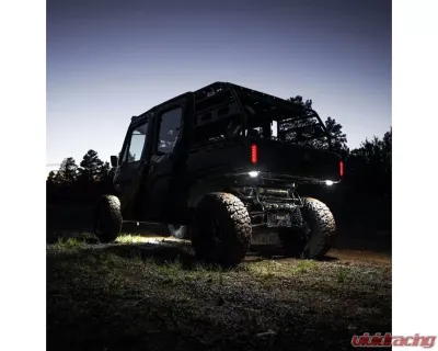 KC HiLites Cyclone V2 LED Rock Light 6-Light System 5W Flood Beam Clear 91040 - 91040