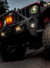 KC HiLites Cyclone V2 LED Rock Light 6-Light System 5W Flood Beam Clear 91040                                     - 91040 - Image 4