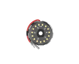 KC HiLites Cyclone V2 LED Single Light 5W Flood Beam Clear Lens for Off-Road Use