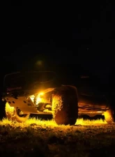 KC HiLites Cyclone V2 LED 6-Pack Amber Replacement Lens for Off-Road Vehicles                                     - 4412 - Image 4