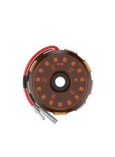 KC HiLites Cyclone V2 LED Light 5W Flood Beam Amber Lens for Off-Road Vehicles                                     - 1360 - Image 6