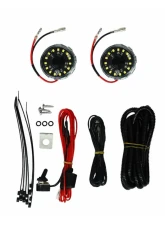 KC Hilites Cyclone V2 LED 5W Flood Beam 2-Light Under Hood Lighting System for Universal Fit                                     - 355 - Image 3