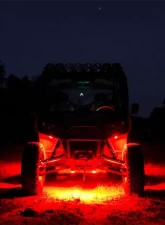 KC HiLites Cyclone V2 LED 6-Pack Red Replacement Lens for Off-Road Vehicles                                     - 4413 - Image 3
