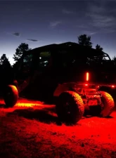 KC HiLites Cyclone V2 LED 6-Pack Red Replacement Lens for Off-Road Vehicles                                     - 4413 - Image 4