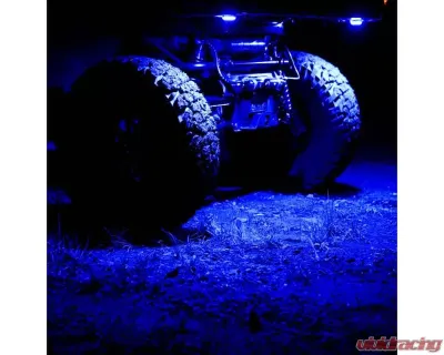 KC HiLites Cyclone V2 LED 6-Pack Blue Replacement Lens for Off-Road Vehicles - 4414