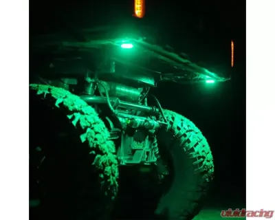 KC HiLites Cyclone V2 LED 6-Pack Green Replacement Lens for Off-Road Lights - 4415