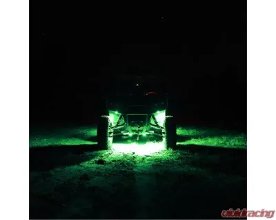 KC HiLites Cyclone V2 LED 6-Pack Green Replacement Lens for Off-Road Lights - 4415