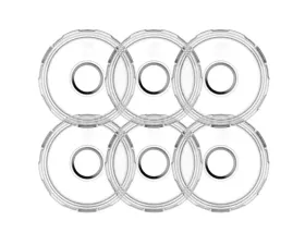 KC HiLites Cyclone V2 LED 6-Pack Diffused Replacement Lens