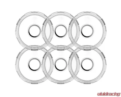 KC HiLites Cyclone V2 LED 6-Pack Diffused Replacement Lens for Off-Road Lighting - 4411