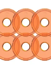 KC HiLites Cyclone V2 LED 6-Pack Amber Replacement Lens for Off-Road Vehicles                                     - 4412 - Image 4