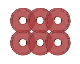 KC HiLites Cyclone V2 LED 6-Pack Red Replacement Lens