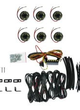 KC HiLites Cyclone V2 LED Rock Light 6-Light System 5W Flood Beam Clear 91040                                     - 91040 - Image 6