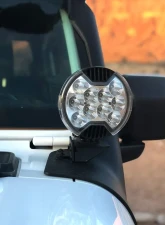 KC Hilites 6-Inch SlimLite LED Light Shield Clear - Compatible with Various Models                                     - 5103 - Image 2