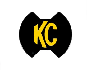 KC HiLites 6-Inch SlimLite LED Light Shield Hard Cover Black