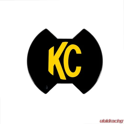 KC Hilites 6-Inch SlimLite LED Light Shield Hard Cover Black for Off-Road Vehicles - 5109