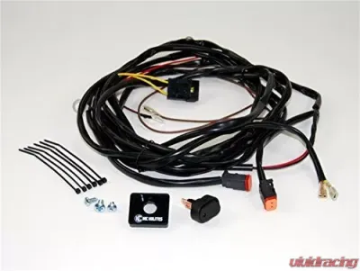 KC Hilites Wiring Harness for One Light with Relay - Compatible with 63081 Models - 63081