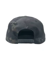 KC Hilites Black Logo Flat Bill Snapback Trucker Hat - Adjustable Fit, Black Color                                     - 70212 - Image 4