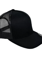 KC HiLites Black Curved Bill Trucker Hat One Size Adjustable Fit                                     - 70213 - Image 2