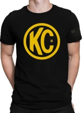 KC HiLites Black Small Classic Yellow Logo Tee Shirt - Size Small, Cotton, Unisex                                     - 70612 - Image 3