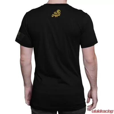 KC HiLites Black Small Classic Yellow Logo Tee Shirt - Size Small, Cotton, Unisex - 70612