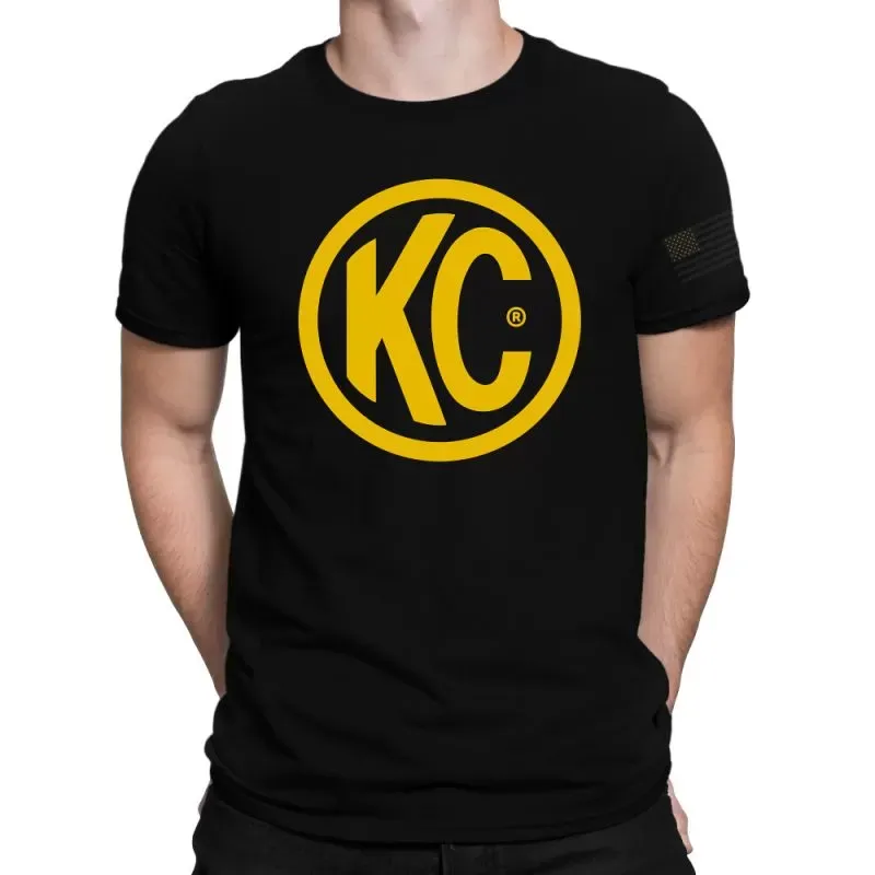KC HiLites Black 2X-Large Classic Yellow Logo Tee Shirt - 70616