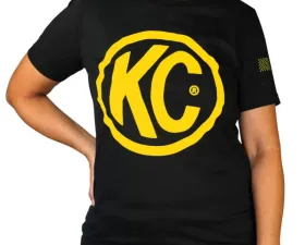 KC Hilites Black Medium Women's KC Tee Shirt - Cotton Blend, Casual Fit, Comfortable Wear