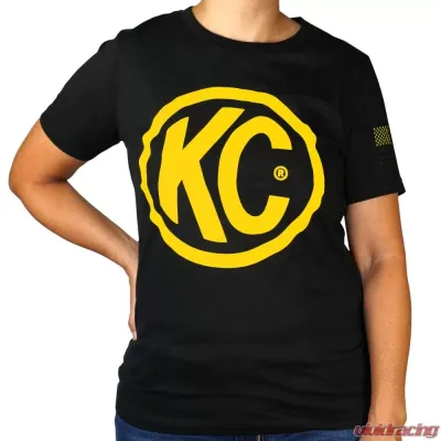KC Hilites Black Medium Women's KC Tee Shirt - Cotton Blend, Casual Fit, Comfortable Wear - 70644