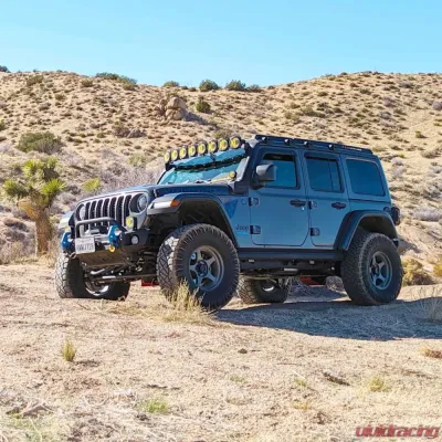 KC HiLites 7331 Pair 50" Light Bar Bracket Set Overhead Mount for Jeep Wrangler 4XE 2021+ - 7331