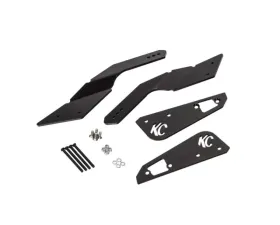 KC Hilites Pair Bracket Set for Can-Am Maverick X3 2017-2019, Durable Steel Construction