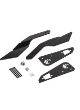 KC Hilites Pair Bracket Set for Can-Am Maverick X3 2017-2019, Durable Steel Construction                                     - 73425 - Image 3