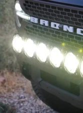 KC Hilites Gravity LED Pro6 39" Front Bumper Light Bar Kit for 2021+ Ford Bronco                                     - 91341 - Image 5