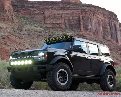 KC Hilites Gravity LED Pro6 39" Front Bumper Light Bar Kit for 2021+ Ford Bronco - 91341