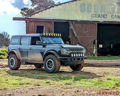 KC Hilites Gravity LED Pro6 39" Front Bumper Light Bar Kit for 2021+ Ford Bronco - 91341