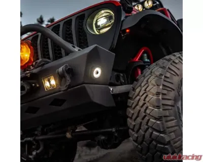 KC HiLites Cyclone V2 LED Mount Adapter Surface for 2007-2018 Jeep Wrangler - 1371
